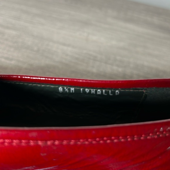 Donald J. Pliner Couture Halla Red Patent Leather Loafer size 8.5 - Picture 9 of 9